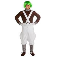 Male Charlie And The Chocolate Factory The Oompa Loompas Costume - The Oompa Loompas Cosplay