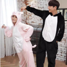 Kids Black Pig Costume - Onesie Jumpsuit Black Pig Cosplay