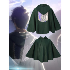 Attack On Titan Survey Corp Costume - Green Cape Survey Corp Cosplay