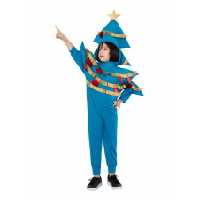 Kids Christmas Tree Costume - Blue Overalls Christmas Tree Cosplay