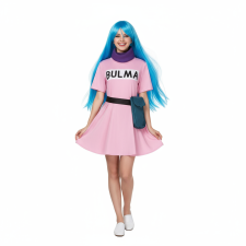 Dragon Ball Bulma Costume - Pink Mini Dress Bulma Cosplay