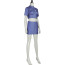 The Fifth Element Stewardess Costume - Blue Dress Fifth Element Stewardess Cosplay