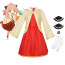 Spy × Family Anya Forger Costume - Red Yellow Dress Set Anya Forger Cosplay