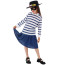 Girls Bank Robber Costume - Shirt Skirt Mask Hat Bank Robber Cosplay