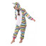Kids Rainbow Cat Costume - Onesie Jumpsuit Rainbow Cat Cosplay