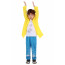 Kids Charlie and the Chocolate Factory 2005 Charlie Bucket Costume - Yellow Coat Pants Set Charlie Bucket Cosplay