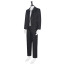 Good Omens Crowley Costume - Black Suit Crowley Cosplay