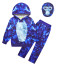 Kids Gorilla Tag Monke Costume - Blue Hoodie Pants Mask Set Monke Cosplay