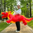 Red Chinese Dragon Inflatable Costume - Red Chinese Dragon Cosplay