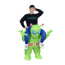 Riding Angry Alien Inflatable Costume - Riding Grumpy Alien Cosplay