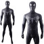 Super Heroes Secret Wars #8: Black Spider-Man Costume - Bodysuit Mask Set Black Spider-Man Cosplay