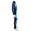 Male X-Ray Skeleton Halloween Costume - Blue X-Ray Bodysuit Skeleton Cosplay