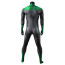Green Lantern John Stewart Costume - Black Green Muscle Pattern Bodysuit Green Lantern Cosplay