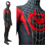 Spider-Man Across the Spider-Verse Miles Morales Costume - Red Black Bodyuit Miles Morales Cosplay