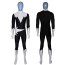 Marvel Puzzle Quest Northstar Jean-Paul Beaubier Costume - Black & White Bodysuit Northstar Cosplay