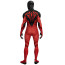 Marvel Rivals Scarlet Spider Costume - Red Black Shoulders Head Mask Scarlet Spider Man Cosplay