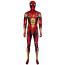 The Amazing Spider-Man Iron Spider Costume - Red Muscle Pattern Bodysuit Mask Iron Spider Cosplay