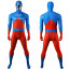 Justice League The Atom Ray Palmer Costume - Blue Red Bodysuit Atom Cosplay