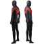 Spider-Man 2 Upgraded Suit Miles Morales Costume - Black and Red Bodysuit Upgraded Suit Miles Morales Cosplay