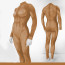 Woman Muscle Suit Costume - Chestnut Bodysuit Women's Muscle Suit Cosplay