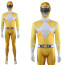 Mighty Morphin Power Rangers Yellow Ranger Aisha Campbell Costume - Bodysuit Yellow Ranger Aisha Campbell Cosplay