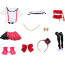 Love Live Superstar Maki Nishikino Costume - Red White Shirt Skirt Full Set Maki Nishikino Cosplay