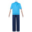 Minecraft Movie Steve Costume - Blue Shirt Pants Steve Cosplay