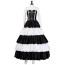 One Piece Perona Costume - Black And White Dress Hat Set Perona Cosplay