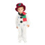 Kids Snowman Costume - Full Set Red Hat Snowman Cosplay