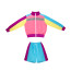 Girls 90s Tracksuit Costume - Pink Jacket Pants 90s Tracksuit Cosplay