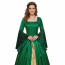 Tudor Period Queen Costume - Green Dress Tudor Queen Cosplay