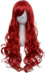 DC Poison Ivy Wig - Long Red Wavy Wig Poison Ivy Cosplay Costume
