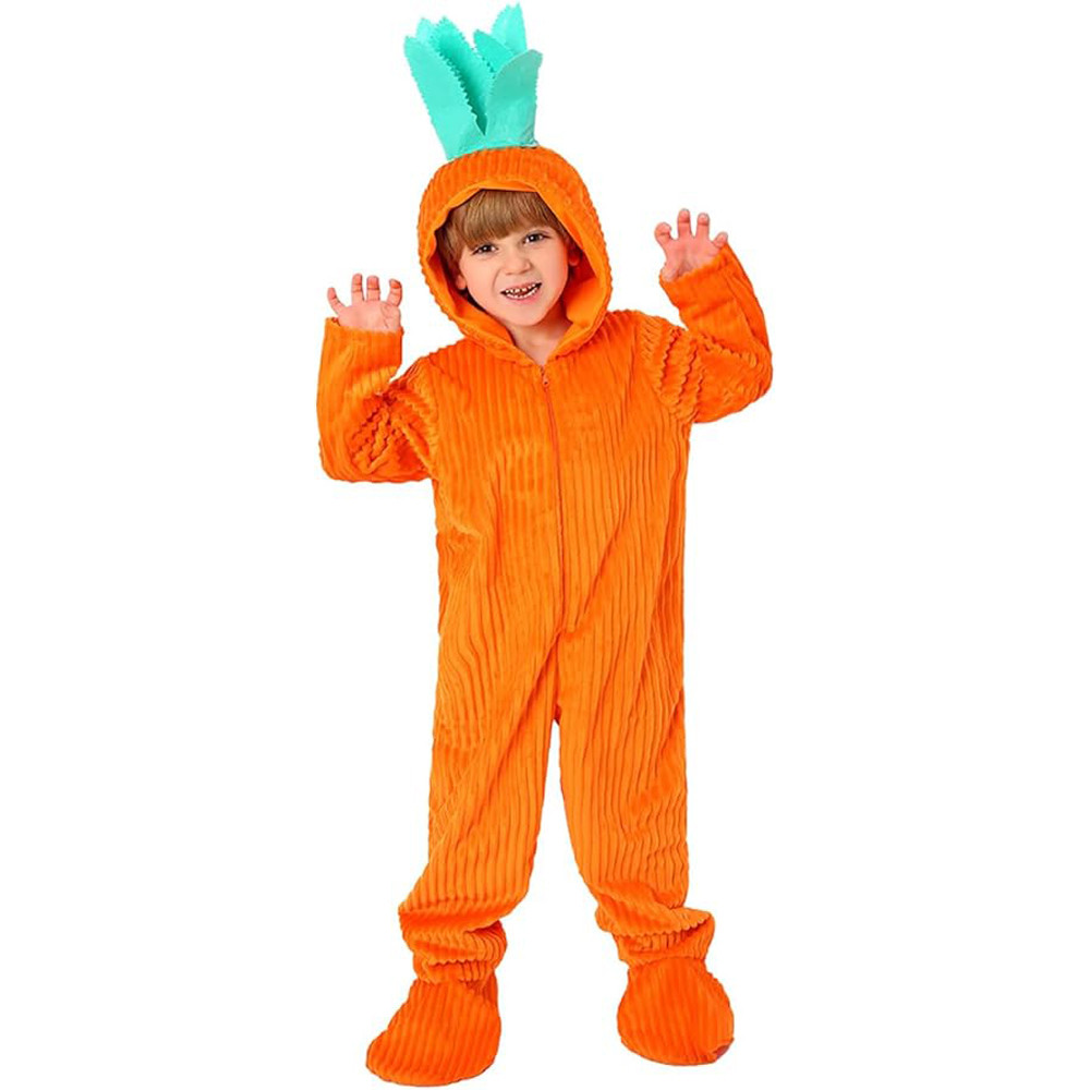 Kids Carrot Costume - Jumpsuit Carrot Cosplay