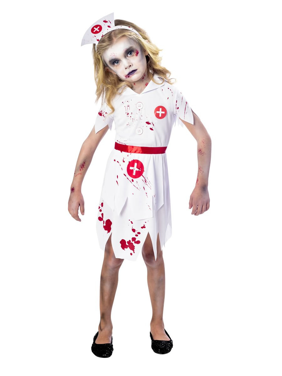 Silent Hill Bloody Nurse Costume - Girls Bloody Nurse Cosplay