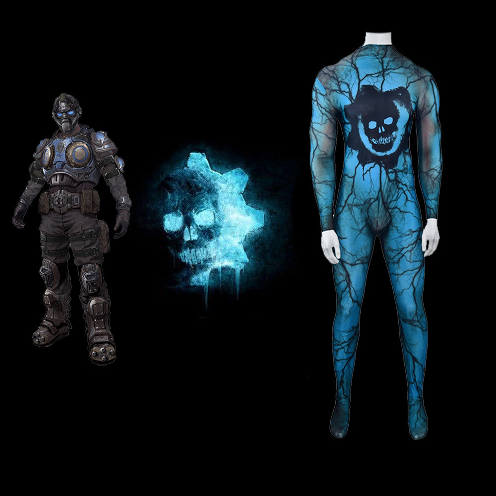 Gears of War Anthony Carmine Costume - Bodysuit Anthony Carmine Cosplay