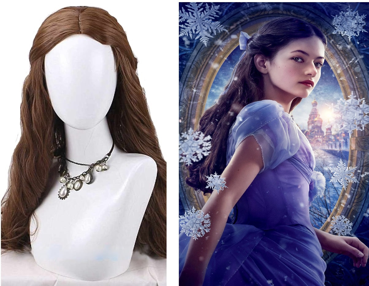 The Nutcracker and the Four Realms Clara Stahlbaum Wig - Clara Stahlbaum Costume Wig Prop