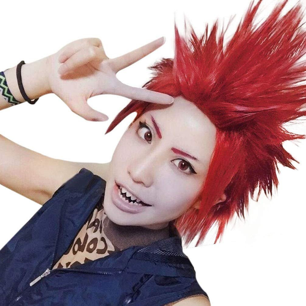 My Hero Academia Eijiro Kirishima Wig - Eijiro Kirishima Cosplay Costume Wig Prop