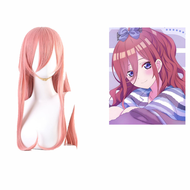 The Quintessential Quintuplets Miku Nakano Wig - Miku Nakano Costume Wig Prop