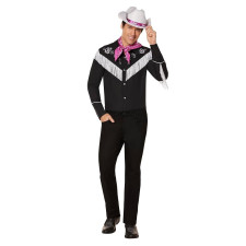 Barbie Movie 2023 Ken Costume - Cowboy Black And White Ken Cosplay