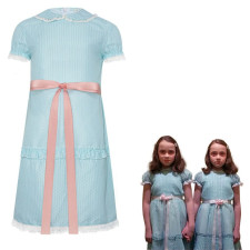 The Shining Grady Twins Costume - Blue Dress Grady Sisters Cosplay