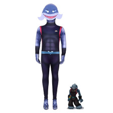 Kids Lilo and Stitch Captain Gantu Costume - Bodysuit Mask Captain Gantu Cosplay