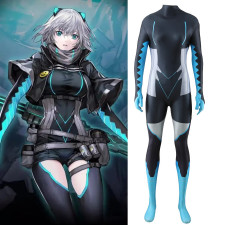 Icey Girl Costume - Black Blue Bodysuit Icey Cosplay