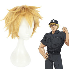 Cells At Work Killer T Cells Wig - Killer T Cells Cosplay Costume Wig Prop