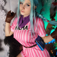 Dragon Ball Bulma Costume - Deluxe Bulma Cosplay