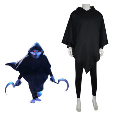 Puss in Boots The Last Wish Death The Wolf Costume - Black Cloak Death The Wolf Cosplay