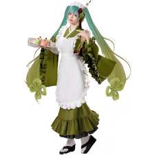 Vocaloid Hatsune Miku Costume - Matcha Parfait Dress Hatsune Miku Cosplay