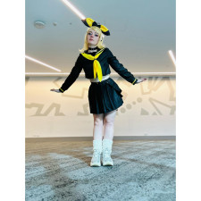 Vocaloid Kagamine Rin Costume - Black Uniform Kagamine Rin Cosplay