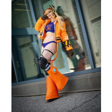 One Piece Vegapunk Punk-06 York Costume - Purple Two Piece Jacket Vegapunk Punk-06 York Cosplay