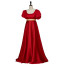 Bridgerton Medieval Regency Costume - Red Dress Medieval Regency Cosplay