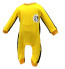 Bruce Lee Baby Costume - Baby Yellow Romper Bruce Lee Cosplay